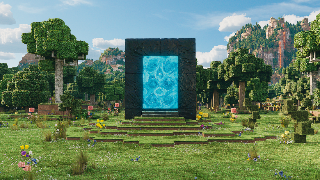 Minecraft Film 'Portal'- Foto von offizieller Webseite