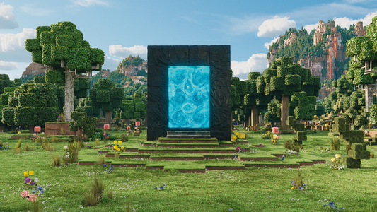 Minecraft Film 'Portal'- Foto von offizieller Webseite
